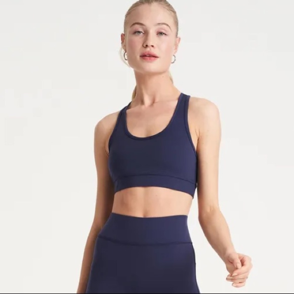 Bandier’s All Access Navy Front Row Exercise Bra - image 2